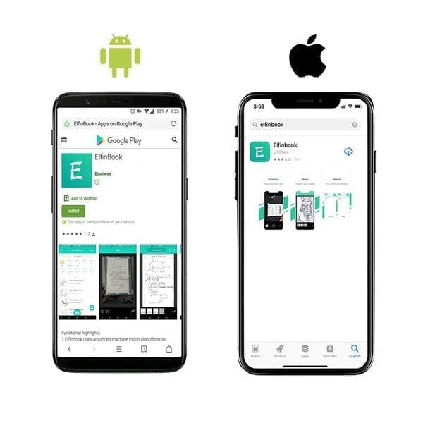 Elfin Book 2.0 - Bloc-notes Digital Réutilisable à L’infini