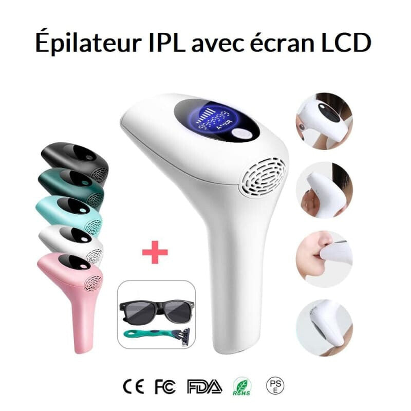 Épilateur à Lumière Pulsée Intense Ipl 999 Flashs Visage