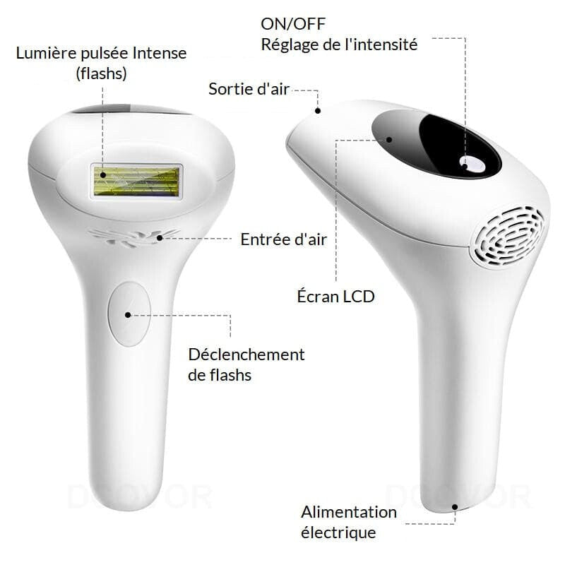 Épilateur à Lumière Pulsée Intense Ipl 999 Flashs Visage